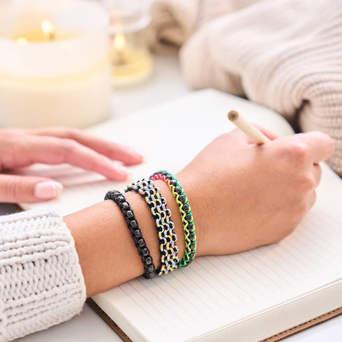 Noir x Gunmetal | Bracelet Maillons Catena